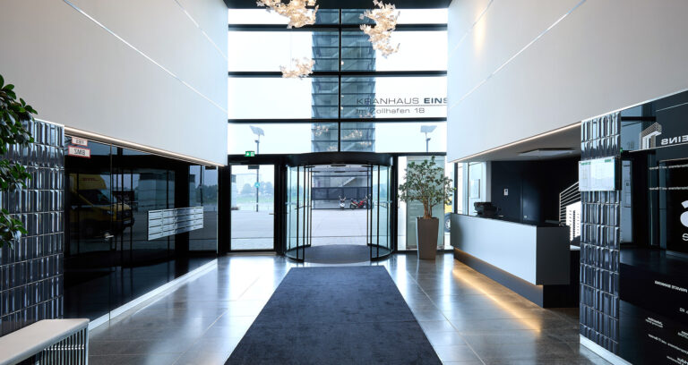 Foyer, Kranhaus Eins, Im Zollhafen 18, Köln