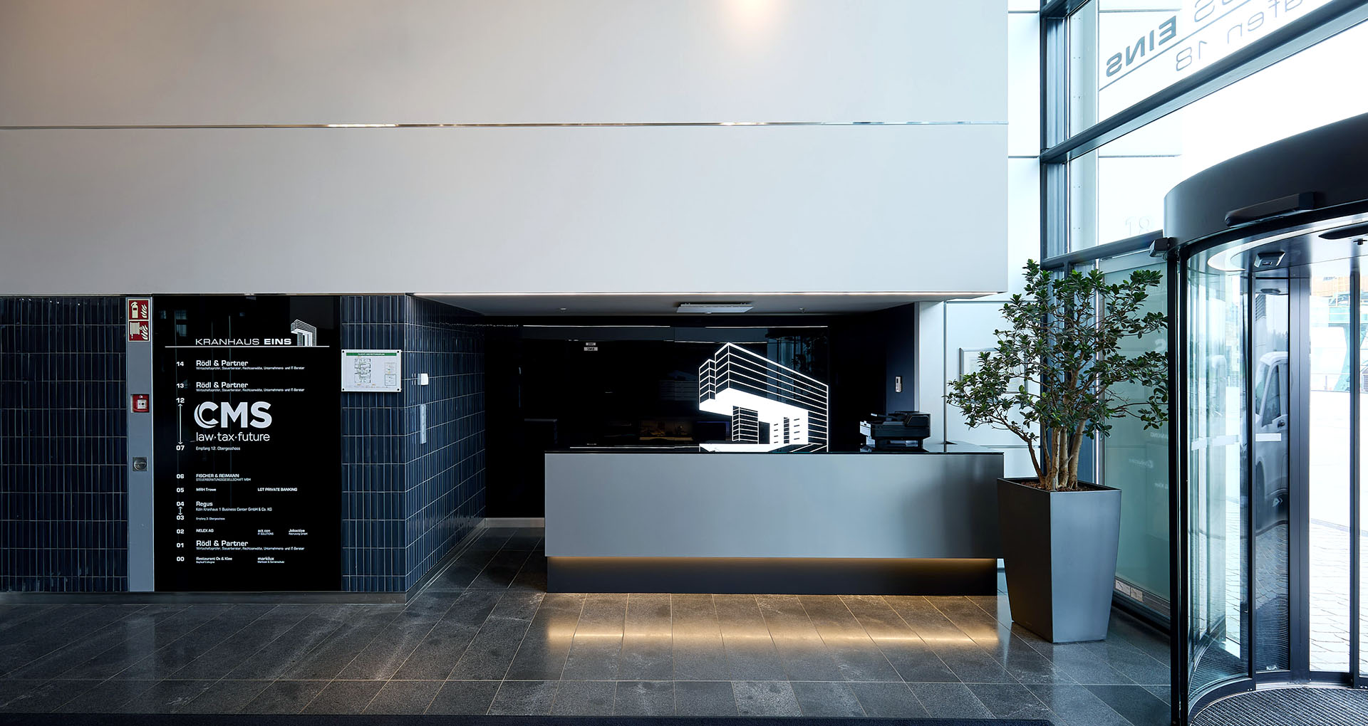 Foyer im Kranhaus Eins, Im Zollhafen 18, Köln